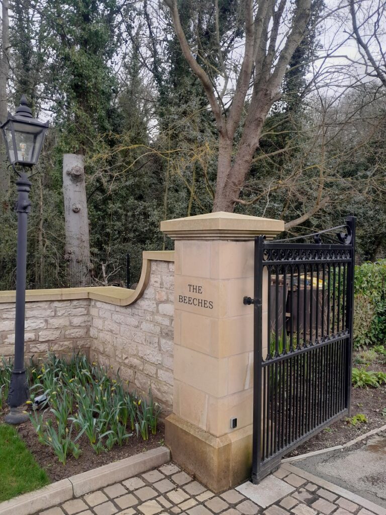 beaches gatepost